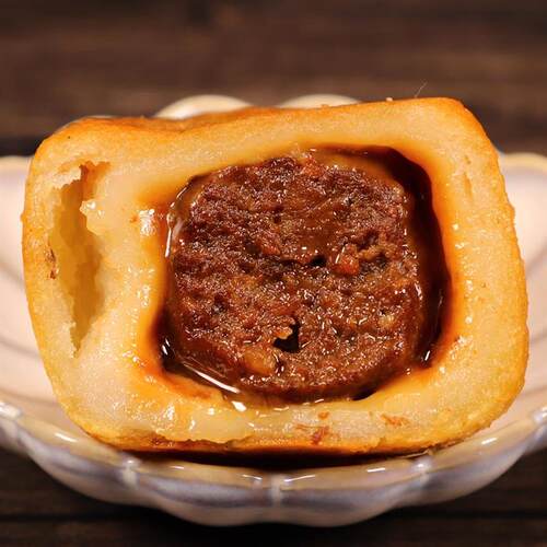 无锡天福苑玉兰饼特色小吃特产现做鲜肉馅饼10只即食熟食饱腹食品 - 图0