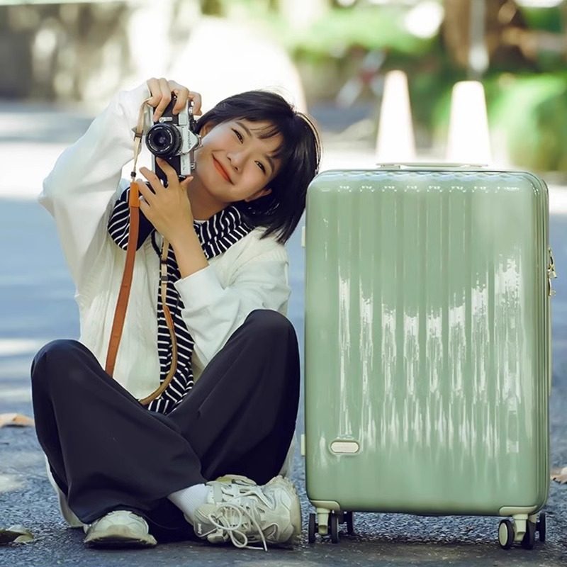 双层防爆拉链款行李箱2025新款拉杆箱女20寸小型登机多功能密码箱,淘宝优惠券,粉丝福利购,淘宝优惠卷