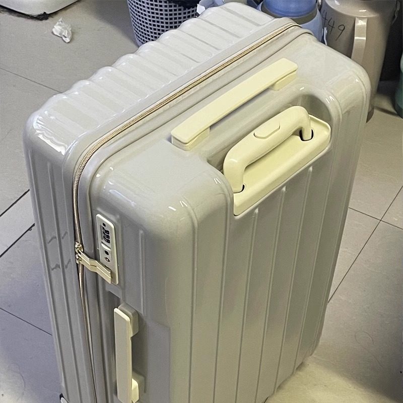 双层防爆拉链款行李箱2025新款拉杆箱女20寸小型登机多功能密码箱,淘宝优惠券,粉丝福利购,淘宝优惠卷