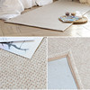 Japanese and Korean simple bedroom carpet, bedside blanket, herringbone pattern long bedside floor mat, high-end color master bedroom. Thickening can be customized