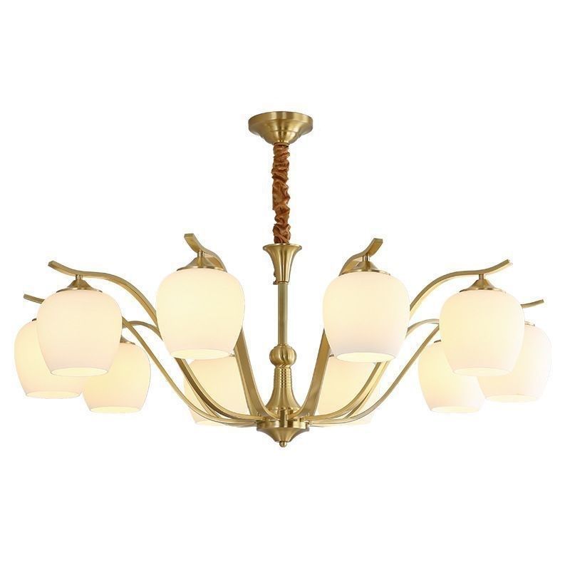 全铜美式轻奢法式客厅吊灯现代简约卧室灯餐厅主灯高级感复古灯具,淘宝优惠券,粉丝福利购,淘宝优惠卷