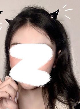 红色小恶魔牛角发夹万圣节cos