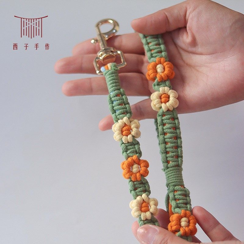 宠物牵引带猫狗牵引绳遛狗遛猫防丢绳手工编织棉绳材质diy材料,淘宝优惠券,粉丝福利购,淘宝优惠卷