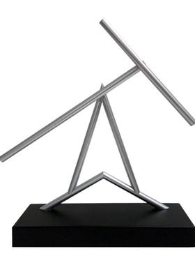 牛顿摆钢铁侠混沌摆永动机摆件高档创意商务礼品家居反重力模型