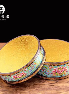 观音佛像供座台加高底座合金莲花纹关公文财神像供佛增高阶梯摆台