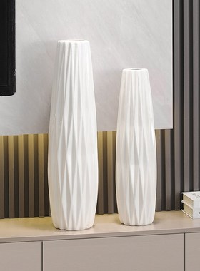 高颜值客厅大型落地花瓶摆件电视柜旁轻奢家居装饰品乔迁新居礼品