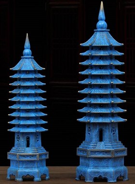 铜文昌塔摆件十三层9层文昌塔13层客厅大号书房办公室摆设工艺品