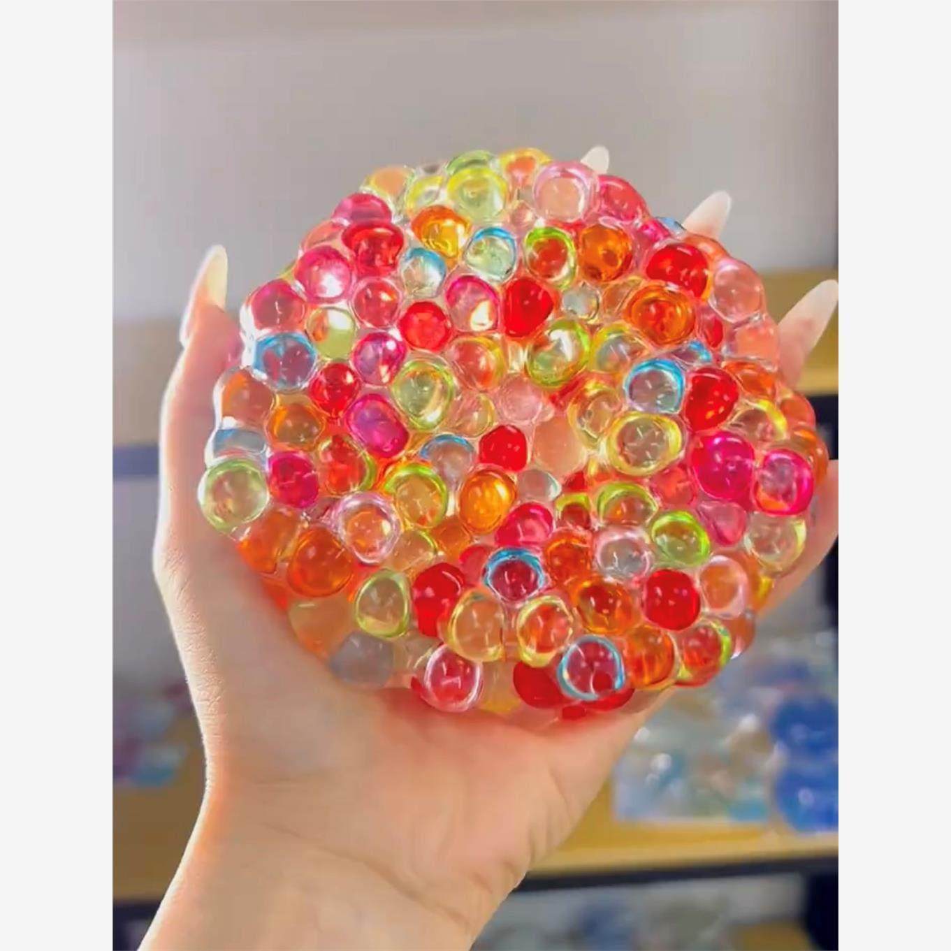 彩虹珠手作球吵吵球填充物系列捏捏球纯手工diy底胶解压儿童礼物,淘宝优惠券,粉丝福利购,淘宝优惠卷