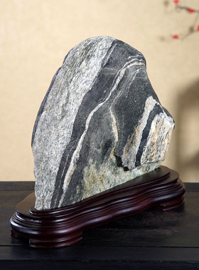 顶爷奇石原石泰山石敢当靠山摆件