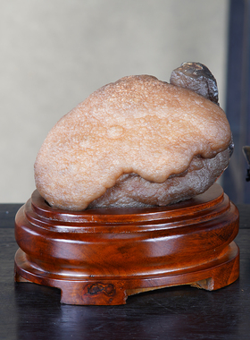 顶爷奇石原石靠山收藏玛瑙石摆件