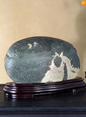 顶爷奇石原石靠山石装饰收藏摆件