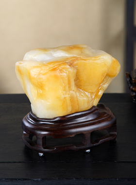 顶爷奇石原石靠山石把玩收藏摆件