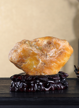 顶爷奇石原石靠山石把玩收藏摆件