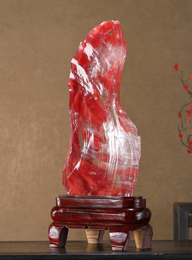 顶爷奇石原石靠山石把玩收藏摆件