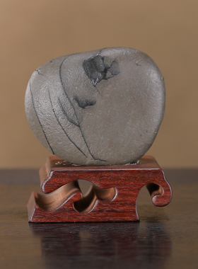 顶爷奇石原石靠山石把玩收藏摆件