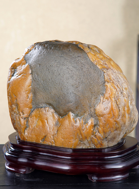 顶爷奇石原石靠山石装饰收藏摆件