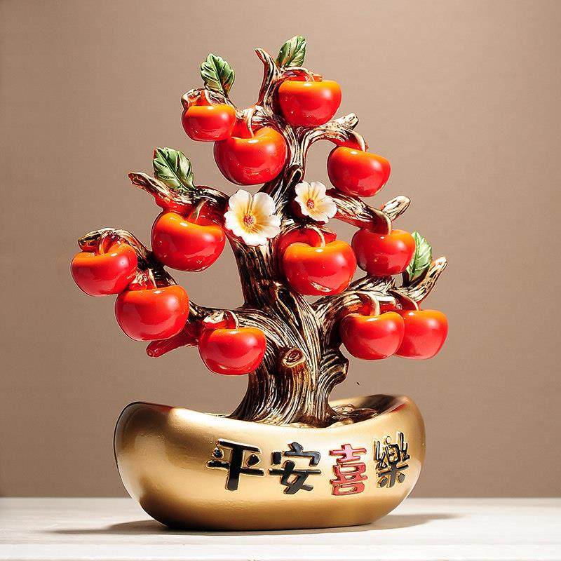 新中式时尚创意摆件 平安喜乐入门玄关电视柜酒柜装饰品 亲戚送礼,淘宝优惠券,粉丝福利购,淘宝优惠卷