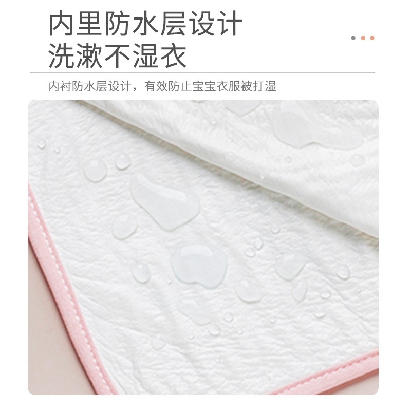 Baby washcloth, baby face wash bib, multifunctional tooth brushing towel, neck scarf, waterproof and non-wet clothing, bib scarf