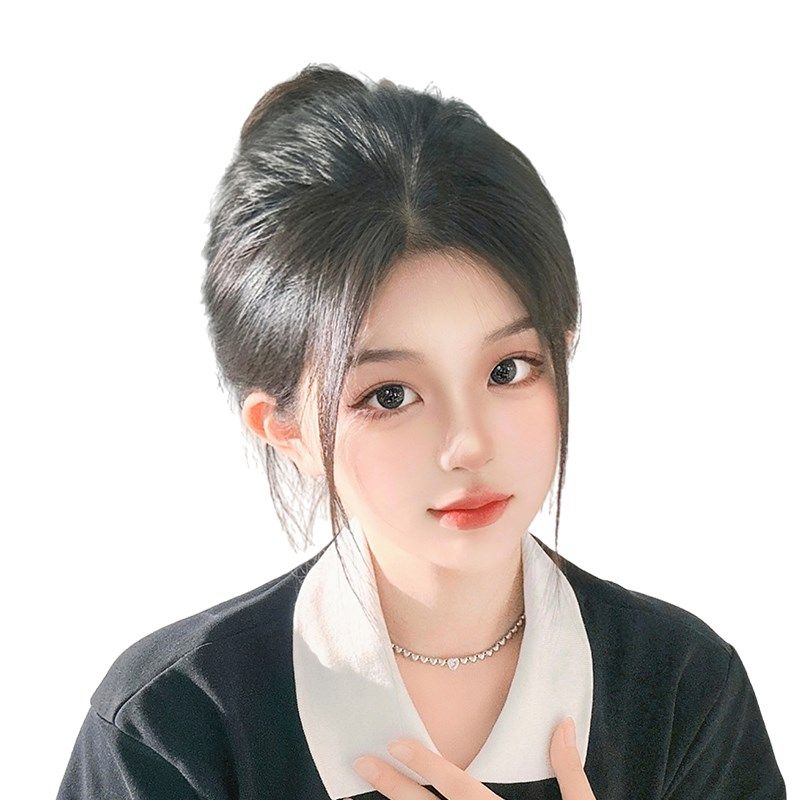 【无需发卡】八字刘海假发女片头顶真发轻薄无痕隐形增发量发缝贴,淘宝优惠券,粉丝福利购,淘宝优惠卷