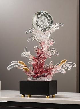 风生水起节节高升摆件招财创意现代客厅玄关鞋柜酒柜办公室装饰品