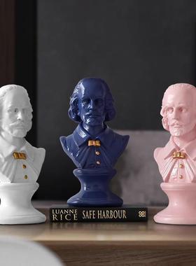 简约人物雕塑桌面摆件创意客厅酒柜电视柜家居装饰品摆设拍摄道具