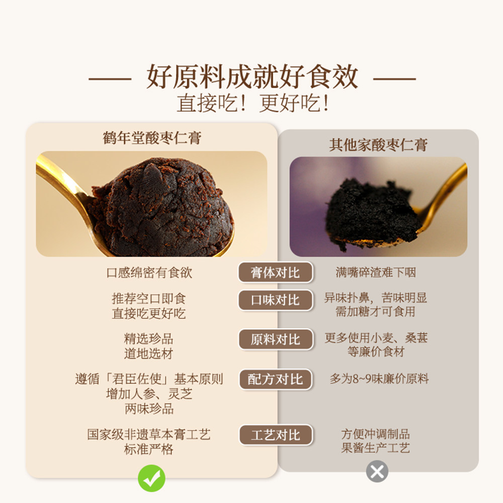 【官方正品】鹤年堂酸枣仁膏古法蒸制静养膏甄选精品草本膏,淘宝优惠券,粉丝福利购,淘宝优惠卷