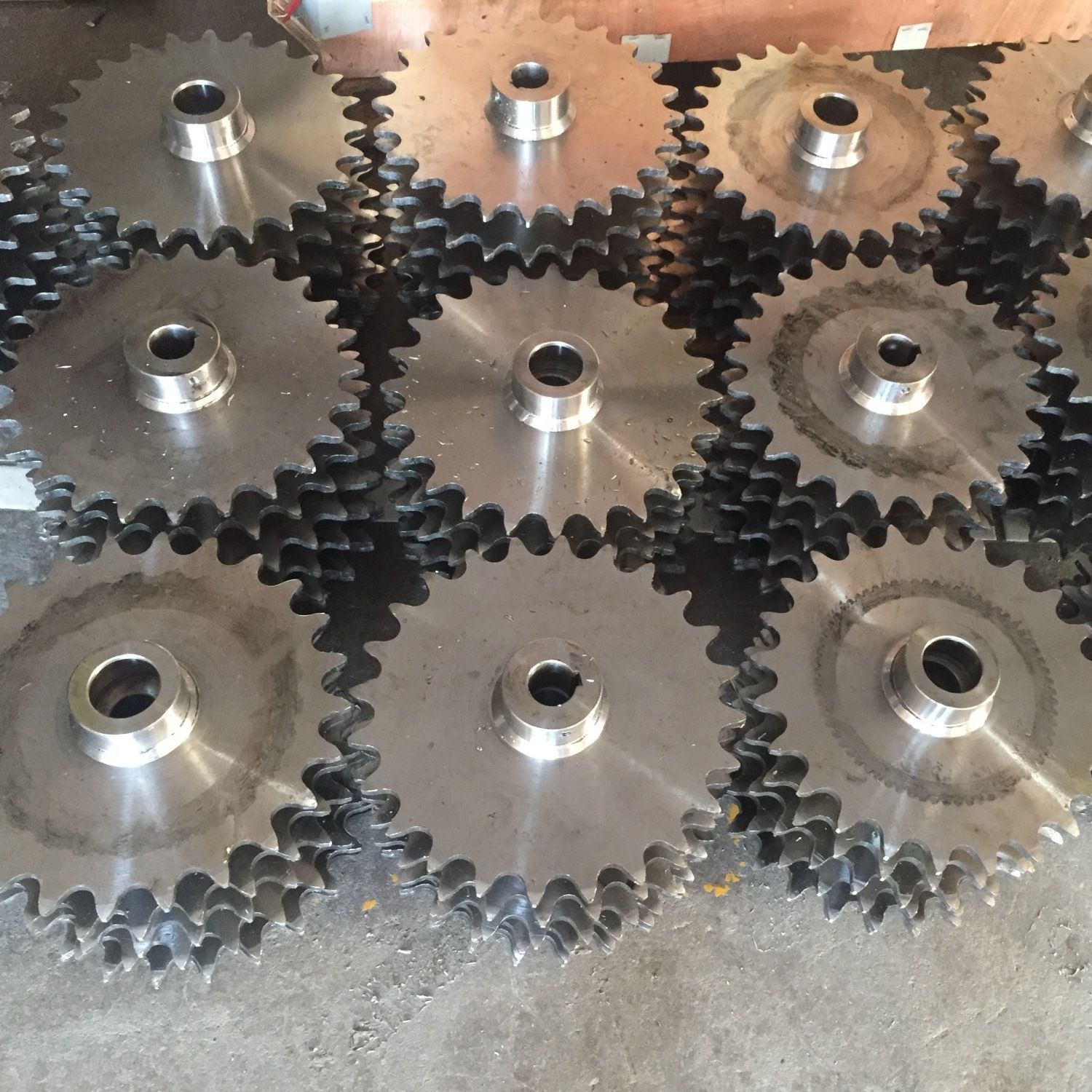 Z型提升机碳钢链轮 304不锈钢齿轮 输送机械通用配件配套 - 图1