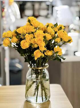 玻璃花瓶插花瓶口固定器神器网格防倒瓶居民宿花店装饰花瓶摆件