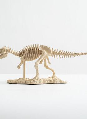 东来家居创意恐龙化石摆件书房样板间客厅柜子陈设模型骨架装饰品