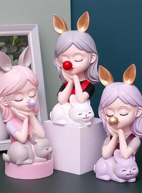 北欧轻奢风客厅装饰摆件家居创意现代新房乔迁新居电视柜饰品玄关