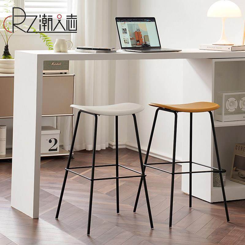 北欧现代简约吧台椅家用饭厅高脚凳网红ins铁艺休闲 吧台凳高椅子,淘宝优惠券,粉丝福利购,淘宝优惠卷