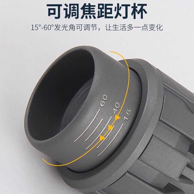 餐饮专用射灯泡调焦下发光E27螺口LED射灯火窩店餐桌高显指97聚光,淘宝优惠券,粉丝福利购,淘宝优惠卷