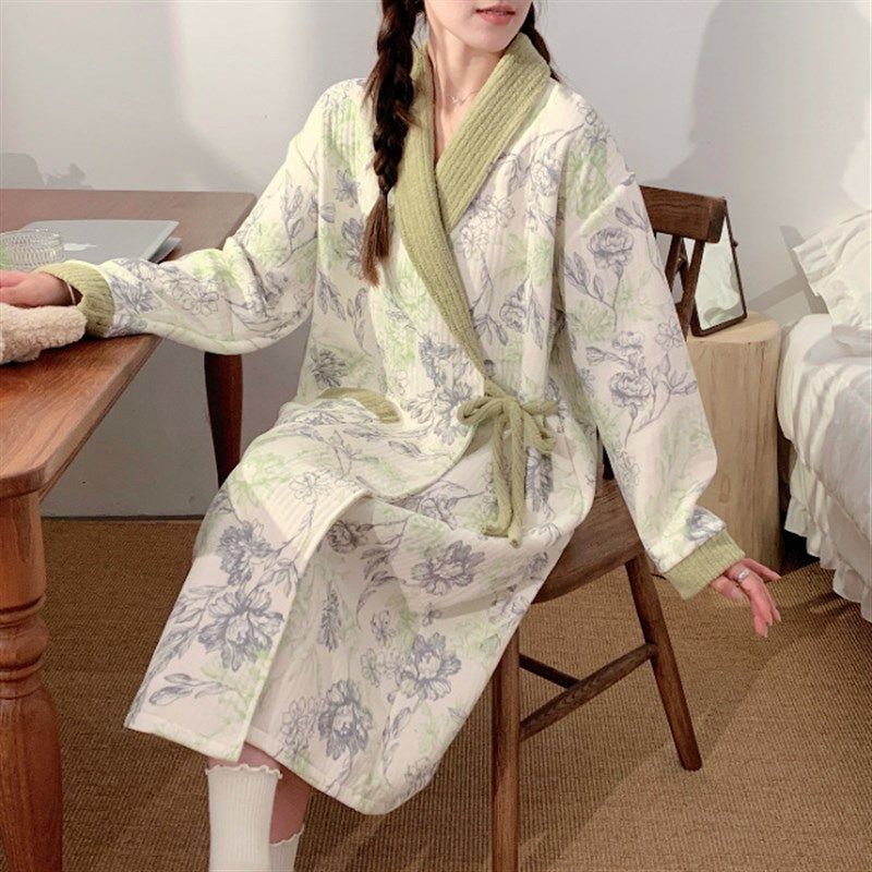 大码300斤空气棉加厚月子服睡裙女哺乳装孕产妇怀孕期待产胖m冬长,淘宝优惠券,粉丝福利购,淘宝优惠卷