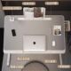 Foldable bed small table liftable laptop table student study table writing table living room bay window sitting