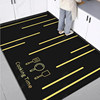 Kitchen floor mats are oil-proof, slip-resistant, wipeable and wash-free carpets, leather waterproof foot mats, simple and cuttable for home use