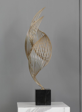 酒柜装饰品摆件书柜办公室思考者轻奢风生水起玄关电视柜软装摆设