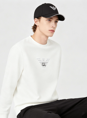EMPORIO ARMANI/阿玛尼标志印花男女同款棒球帽627920 CC990