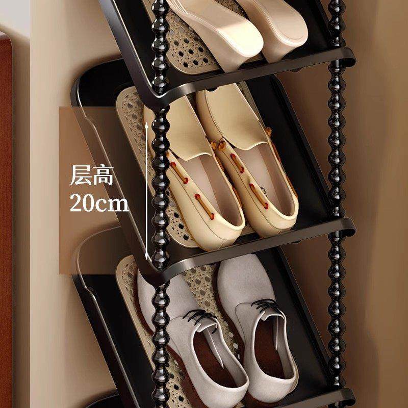 德国鞋架多层家用门口窄薄鞋柜入户省空间藤编中古2025款简易鞋架,淘宝优惠券,粉丝福利购,淘宝优惠卷