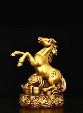 纯铜十二生肖摆件全套铜鼠牛虎兔龙蛇马羊猴鸡狗猪补缺角家居办公