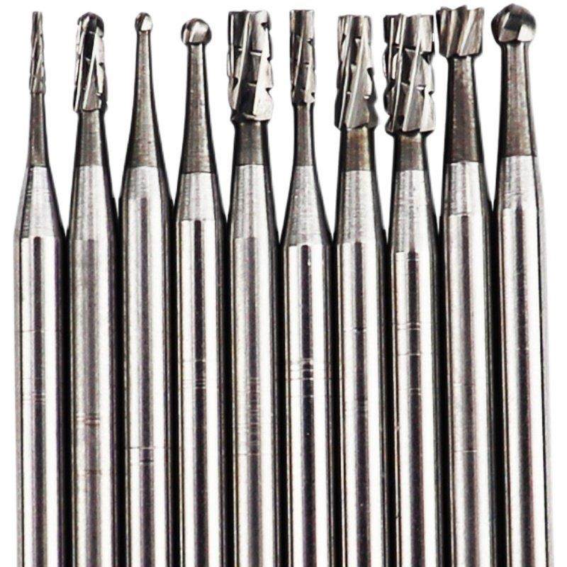 高峰低速钨钢车针 牙科技工直机打磨抛光 裂钻球形倒锥形圆柱精雕,淘宝优惠券,粉丝福利购,淘宝优惠卷