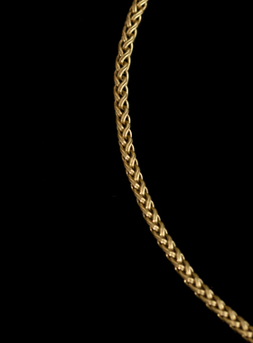 复古铜合金绿色天然石项链