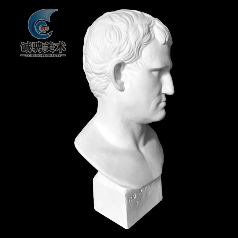 阿格里巴石膏像美术静物模型石膏教具用品摆件阿格里巴石膏像摆件 - 图1