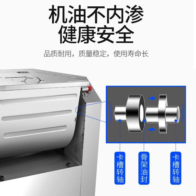 卧式和面机商用25公斤搅面打面机低噪拌馅机小型多功能面粉搅拌机,淘宝优惠券,粉丝福利购,淘宝优惠卷