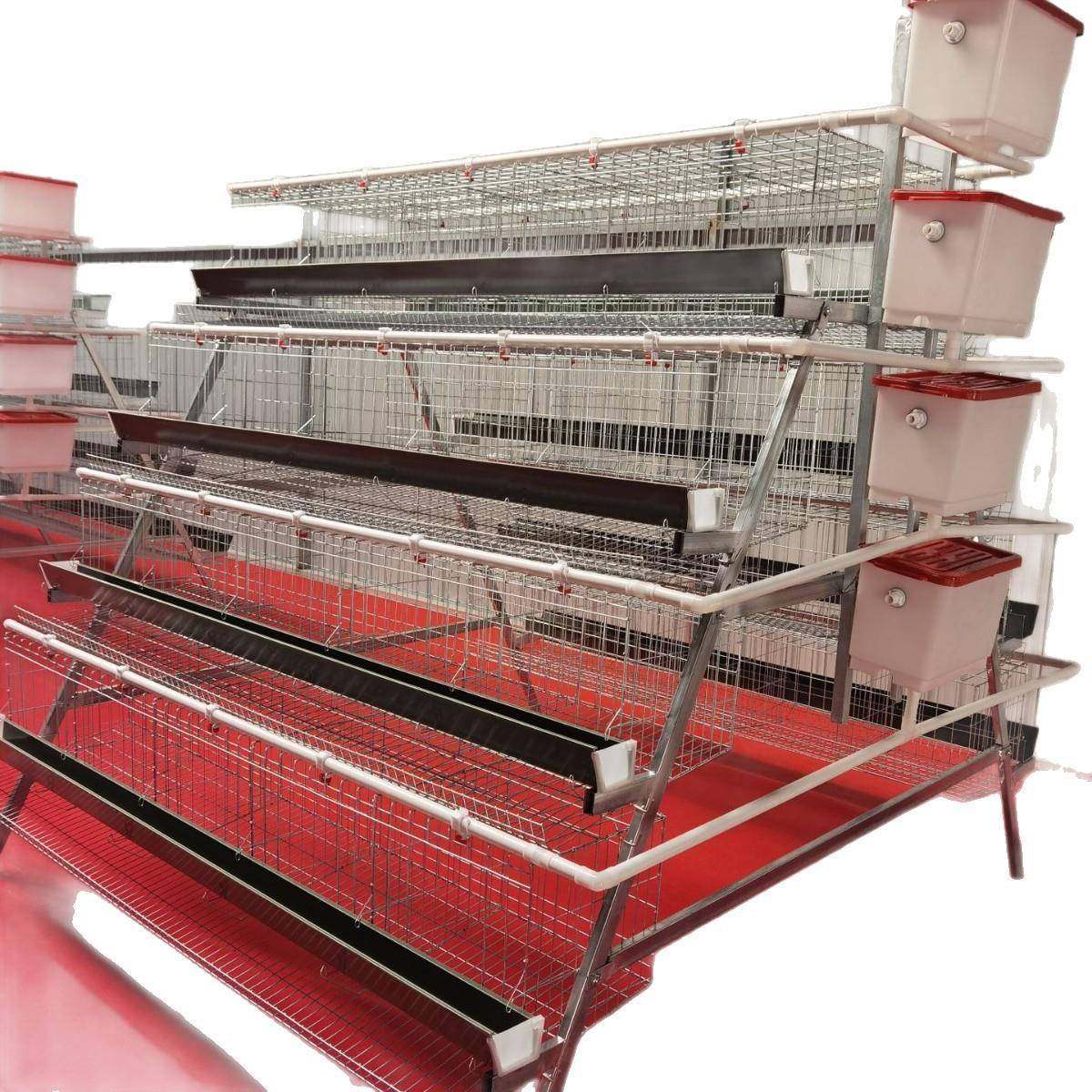 阶梯鸡笼架子鸡舍养鸡镀锌丝养殖设备三四层蛋鸡笼多层式养殖设备,淘宝优惠券,粉丝福利购,淘宝优惠卷