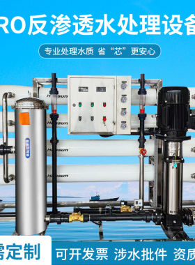 反渗透水处理设备工业ro反渗透设备H自来水深井水去离子净水设备