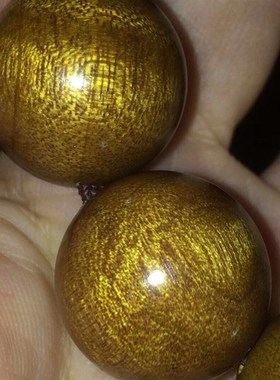 四川金丝楠木手串2.0文玩沉香手持明清拆房料阴沉金丝楠108颗紫檀