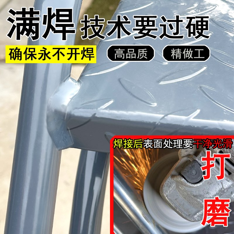 工业踏步梯台阶梯仓库移动登高梯子楼梯凳货架梯子可移动仓库梯子 - 图2