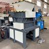 Small four-axis plastic shredder wood metal can small particle crusher domestic waste shredding chassis