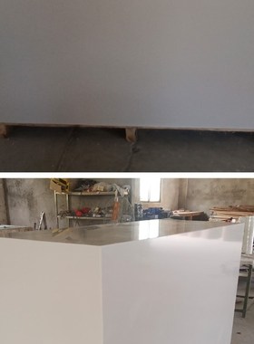 水晶白大理石底座雕塑艺术品售楼中心展台方形立柱灯现代石材摆件