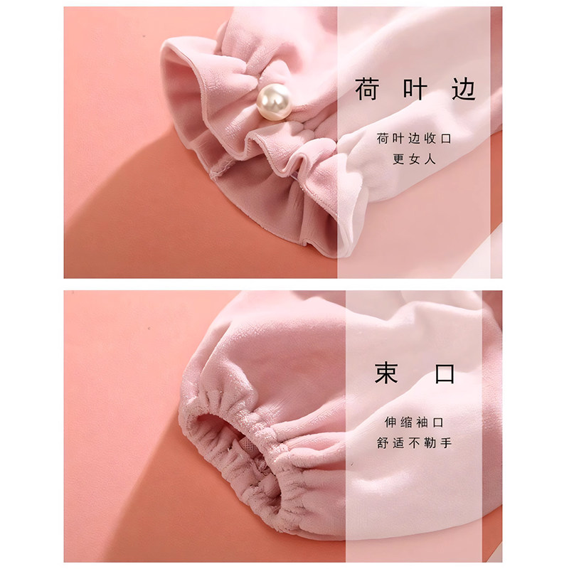 白色羽绒服袖套女士2024新款秋冬季耐脏成人套袖办公室手袖护袖头,淘宝优惠券,粉丝福利购,淘宝优惠卷